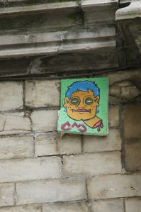 Yes. Yes it is a picture of a disembodied zombie head...