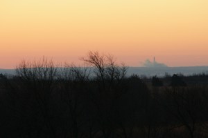 Hey look, a castle! Oh wait, that's just the power plant all the way over in Oolagah. 